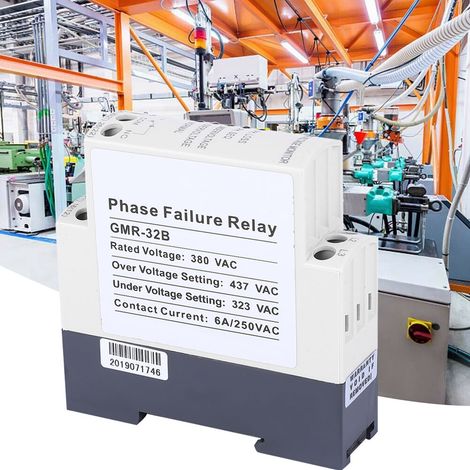 GMR-32B Überspannungs-/Unterspannungsschutz, Phasenfolgefehlerschutz, Dreiphasenrelais 380 V AC (1/5)