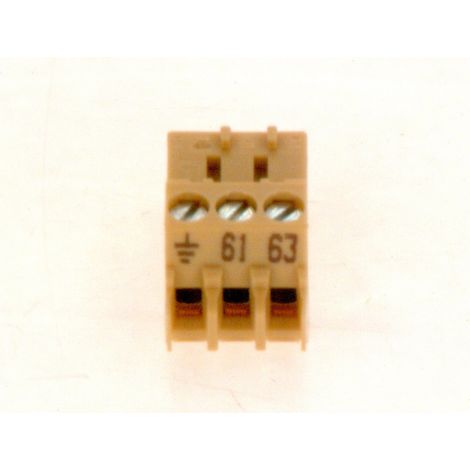 BOSCH Ersatzteil TTNR: 8718585550 Anschlussklemme 3-pol 61/63 beige everp (1/2)