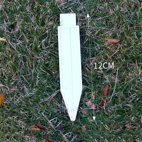 Bordes para jardín  PVC  Blanco  Sistema de enchufar para delimitar parterres, huertos y zonas verdes (1/2)