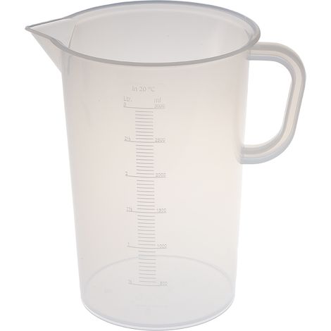 Bonbonne de laboratoire RS PRO, PP, 3L ( Prix pour 1 )
