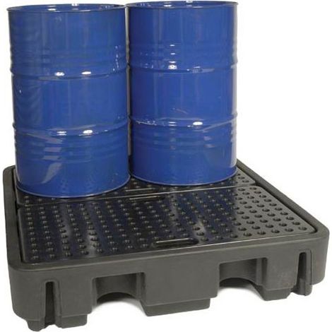 Contenitore di contenimento speciale per fusti d'olio - 4 fusti / Capacità massima 250 litri - 244018