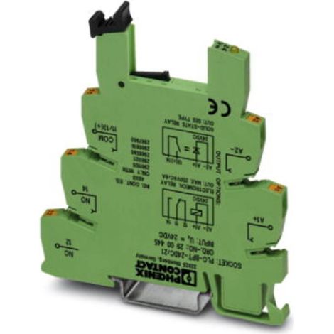 Phoenix Contact PLC-BPT-24DC/21 Relè da Montaggio su Rotaia Push-in