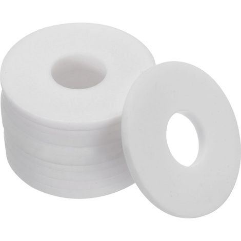 5 Pièces Rondelles Plates 40mm OD 14mm ID 3mm d'Épaisseur Dn10 Ptfe (1/5)