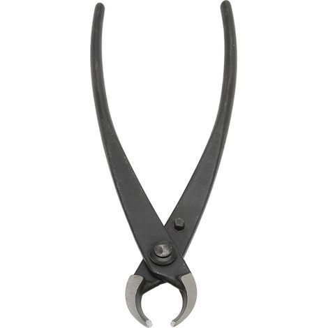 200 mm konkave Astschere aus hochfestem Manganstahl, schwarzer Diagonalclip (1/5)