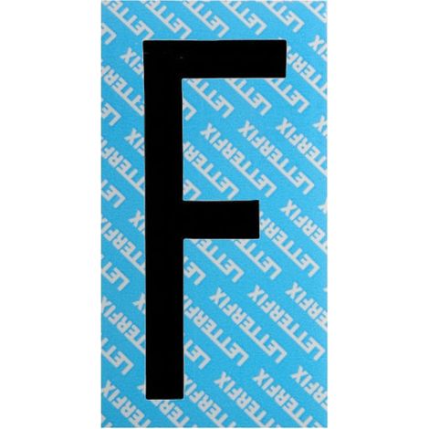 Letra adhesiva negra Serie T80 F Letterfix