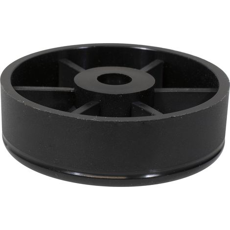 QuickClick Lounge Möbelgleiter, ohne Zapfen, ø 44mm,Höhe 14mm,Kunststoff,schwarz