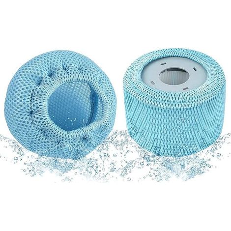 2 Pièces Filets de Protection compatibles avec Filtres de Spa, Couvercle en Maille pour Mspa Filtre de Rechange, Élastique Filtre de protection en Maille pour Cartouches filtrantes, Filt (1/5)