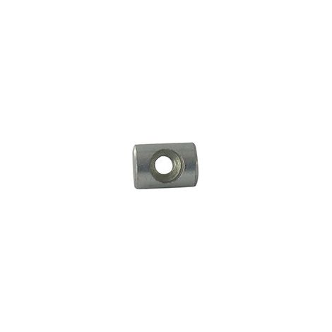 Elemento di fissaggio regolabile per cavo a piombo cilindrico - ø: 10mm x H: 14mm - da usare con il cavo 6306971