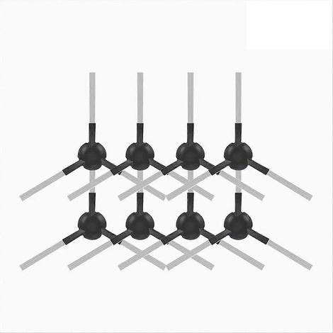 Accessoires pour aspirateur robot Xiaomi X20 Max / D109GL : brosse principale, brosses latérales, filtre HEPA, brosse de nettoyage. (1/5)