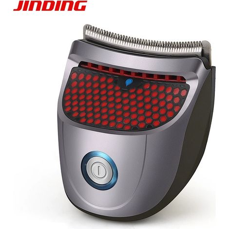 Mini tondeuse électrique avec lame en acier inoxydable, conception étanche et 9 sabots de coupe pour une utilisation à domicile et en voyage