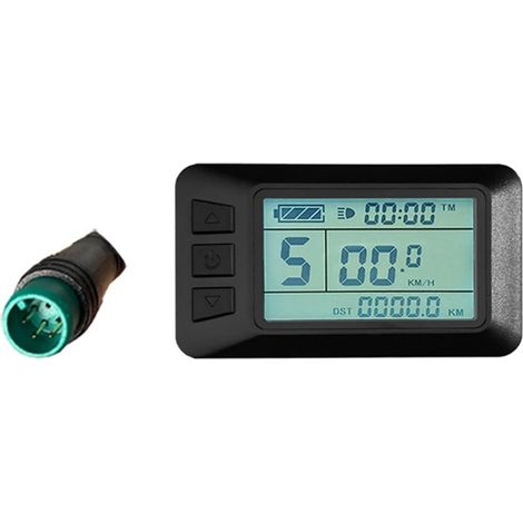 Affichage de Vélo Électrique KT LCD7U KT-LCD7U Écran LCD pour Ordinateur avec Interface USB Connecteur Étanche (1/5)