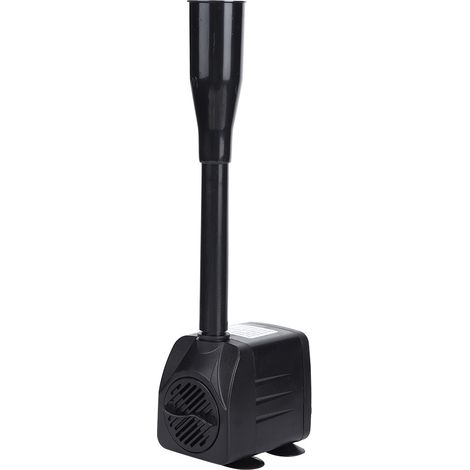 Pompe submersible 3 en 1 en plastique 1000 L/h 15 W pour aquarium, fontaine, bassin et jardin aquatique, avec éclairage intégré SM-068 (1/5)