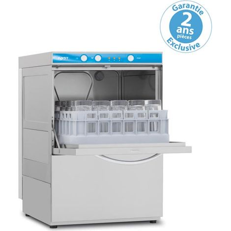 Lave verre professionnel avec pompe de vidange - 350 x 350 mm - Elettrobar