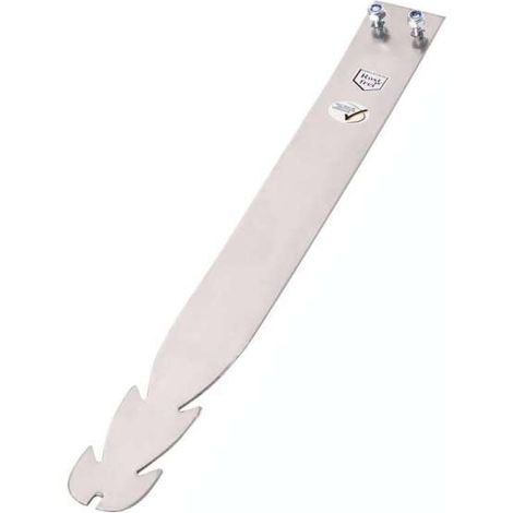 FREUND Nageleisen-Ersatzblatt 400 mm, Edelstahl inkl. Spezial-Schrauben 4 sym. Nagelzieher 00253400 (1/2)