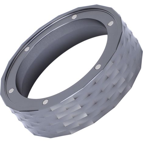 Dosiertrichter aus Aluminiumlegierung für Kaffeemaschine, Magnetring für Filterhalter, für Zuhause und Büro (1/5)