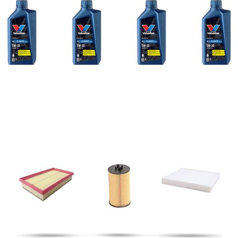 Kit tagliando 3 FILTRI e 4L OLIO compatibile con Opel Corsa E (X15) 1.4 Turbo 110kw Dal 2015 (1/5)
