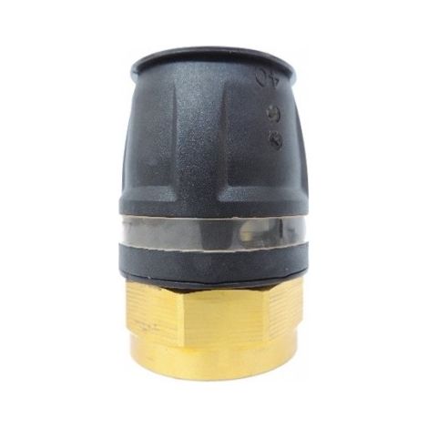 Raccord à écrou tournant pour tube multicouche Ø 40mm sortie F40X49 (1-1/2") bi-matière laiton / PPSU TECELOGO TECE 8730207