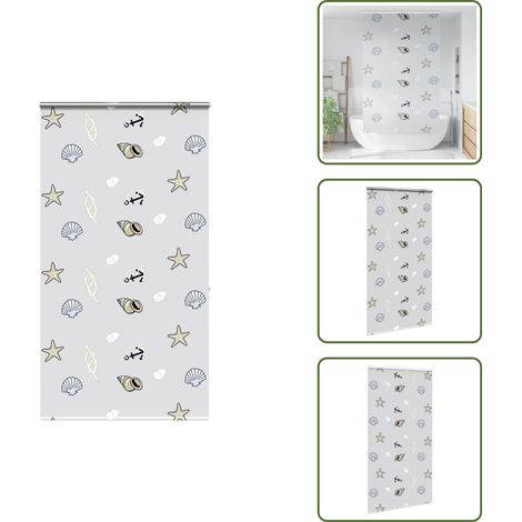 Store enrouleur de douche avec cassette largeur du tissu 126 cm - Store Enrouleur De Douche - Stores Enrouleurs De Douche - Store De Douche - Rideau De Douche Enroulable (1/5)