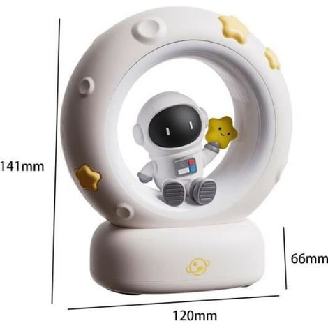 Veilleuse Enfant Astronautes Veilleuse Bébé Allaitement Portable Lampe Nuit Chambre Nouveau né Lampe Chevet Lune Cadeau (1/4)