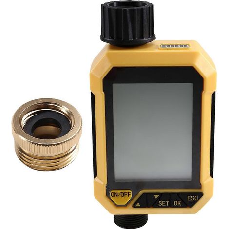 Automatisches Gartenbewässerungssystem, LCD-Bewässerungstimer mit Regenanzeige (1/5)