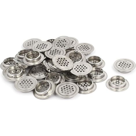 28,5 mm Bodendurchmesser Edelstahl Rund geformte Mesh Loch Lüftungsschlitze 35st (1/2)
