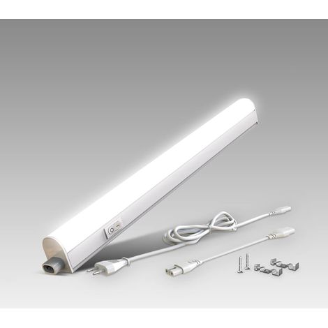 réglette LED pour cuisine et atelier, LED 4W, longueur 313mm, 400 Lm, lumière blanche neutre 4000K (1/5)