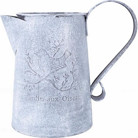 Pot de Fleurs décoratif Vintage en métal Rustique, jardinière en Forme de Bouilloire (1/5)