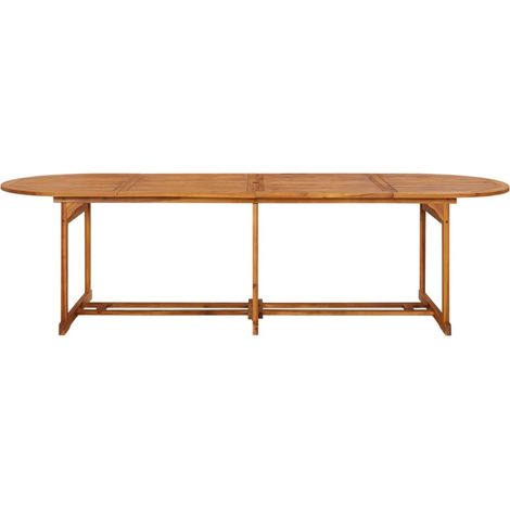 Maison Exclusive - Mesa de comedor jardín 280x90x75 cm madera mac