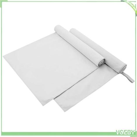 42011470 Serviettes de sport 2 pcs Gris 180 x 90 cm (1/5)