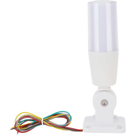 Dreifarbige Warnleuchte, um 180° drehbarer Lampenkopf, faltbar, flexibel, LED-Notleuchte mit Summer