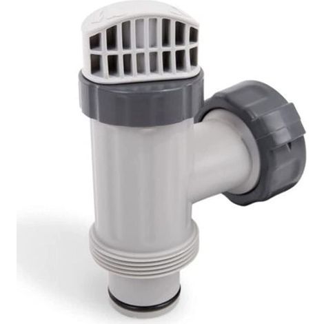 Grand ensemble valve à piston et raccord de tuyau pour piscine — Compatible avec les pompes de filtration Intex 28635EG et 28633EG (1/3)