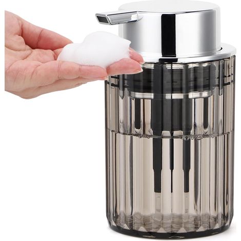 Dispenser a pompa di schiuma, dispenser di sapone da cucina da 300 ml (1 pezzo), flacone di schiuma di plastica, flacone di shampoo vuoto, dispenser di sapone da bagno