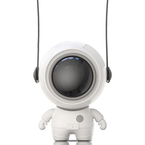 Mini ventilateur USB portable sans pales (blanc), convient à une utilisation intérieure et extérieure. (1/5)