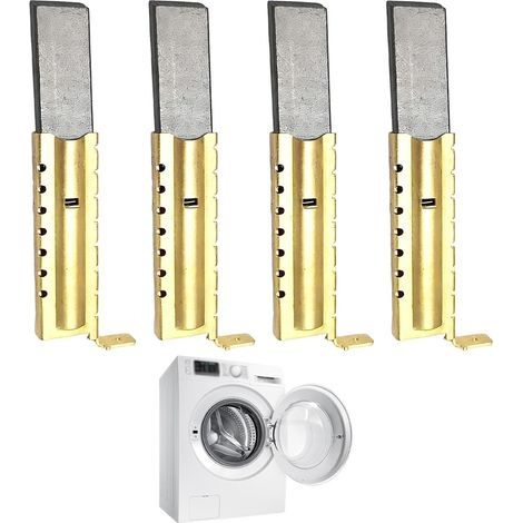Kohlebürsten L94MF7, 4 Stück Kohlebürsten L94NF7, Carbon 4108 L94MF7, Geeignet für Frontlader-Waschmaschinen L94MF7, Weit verbreitet (5 x 13,5 x 39,6 mm) (1/5)