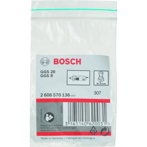 Pince de serrage sans écrou de serrage 3 mm, Grey (1/2)
