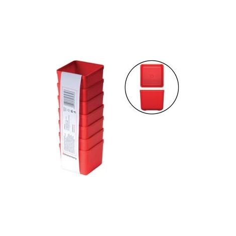 VASCHETTA PORTAMINUTERIA UNITE SET PEZZI 7- - mm.55x55x50h. art.KBS55 - 1 confezione KISTENBERG