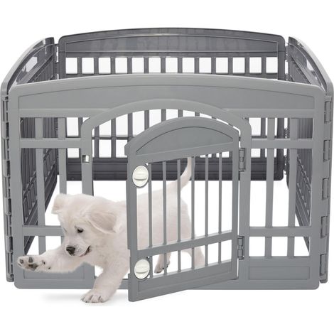 Parc pour Chien Intérieur, Extérieur avec 8 Panneaux (1/5)