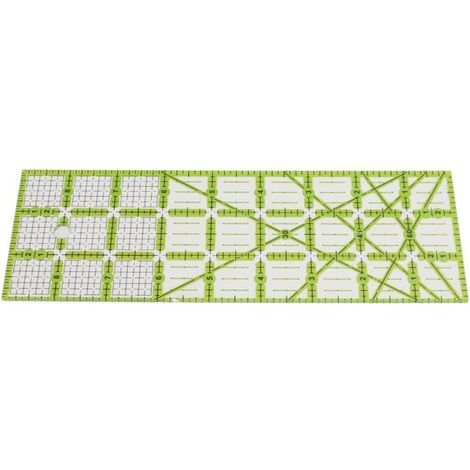 Tbest modèles de courtepointe Règle de courtepointe Acrylique Rectangulaire Transparent Opération Simple Règle de Couture (1/3)