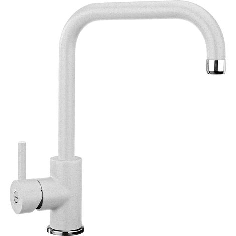 Miscelatore Plados monocomando VENMIX20 con canna tubolare - Bianco Opale