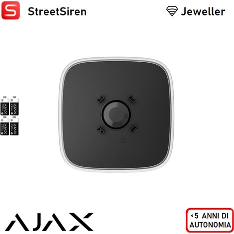 133227 - Superior - Superior StreetSiren DoubleDeck Jeweller (8EU) - Drahtlose Außensirene mit austauschbarer Frontplatte (Superior Edition) - Farbe black - Ajax professionelle Sicherheit