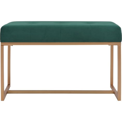 Bank 80 cm Grüner Velours
