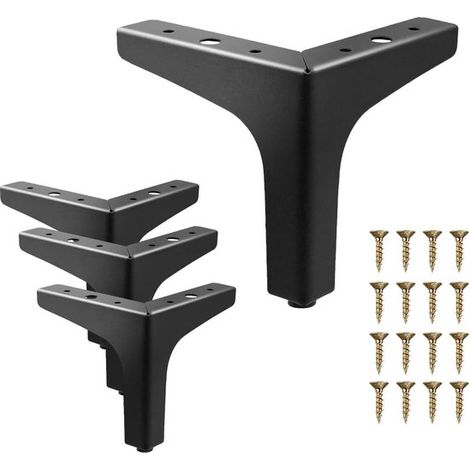 Pieds de meubles en métal - pieds de meuble - 15 cm (1/5)