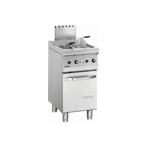 Friteuse GAZ double 2 x 7 Litres, sur support fermé, 11 000 W, GAZ