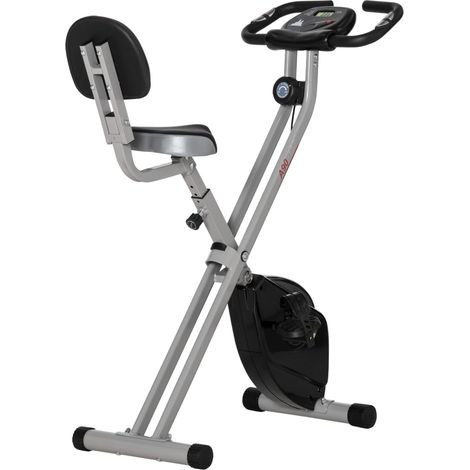 Cyclette Magnetica Pieghevole 43x97x109 cm con Display LCD Nera (1/5)