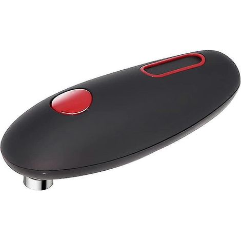Ouvre-boîte électrique à bord lisse, ouvre-boîte automatique sans effort pour seniors/femmes/enfants, cuisine, camping, ouvre-bouteille (1/5)