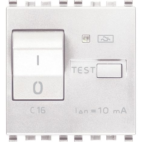 VIMAR - 20411.16.B Interruttore MTDiff 1P+N C16 10mA bianco