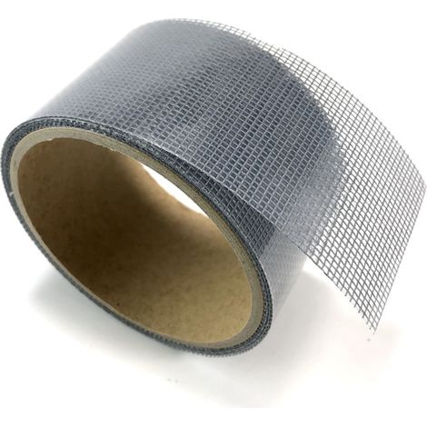 Zuschneidbares Netzreparaturband zur schnellen Ausbesserung von Löchern und Rissen - grau (5 cm x 2 m, 1 Rolle) (1/5)