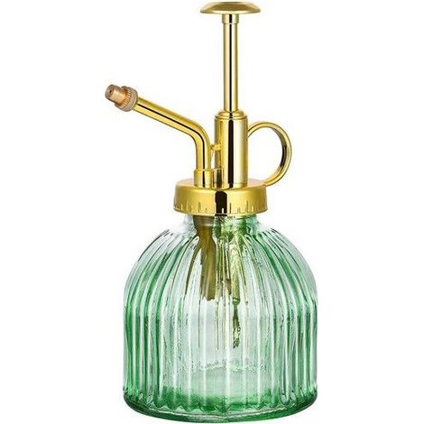 Arrosoir vintage en verre - Verre épais résistant - Pompe en plastique anti-rouille - Design élégant et compact (1/5)