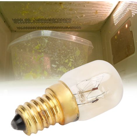 10 Stück E14-Messing-Mikrowellenlampen (15 W), hitzebeständig bis 300 °C (1/5)