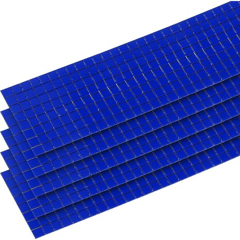 7320 Pcs 5 x 5mm Tuiles de Boule Disco, Bleu Miroir Carreaux de Mosaïque de Miroir en Verre auto-Adhésifs pour Décoration Artisanale de Bricolage, autocollants de Mini Carreaux (1/5)